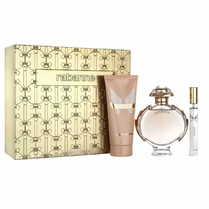Paco Rabanne Olympea Eau De Parfum Spray 80ml Set 3 Parti