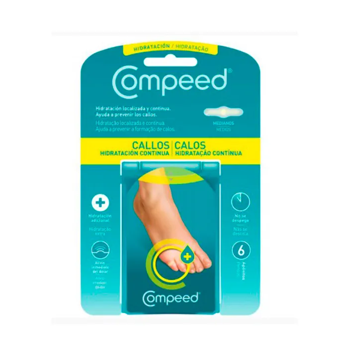 Compeed Calluses Continuous Hydration 6u - Idratazione per calli