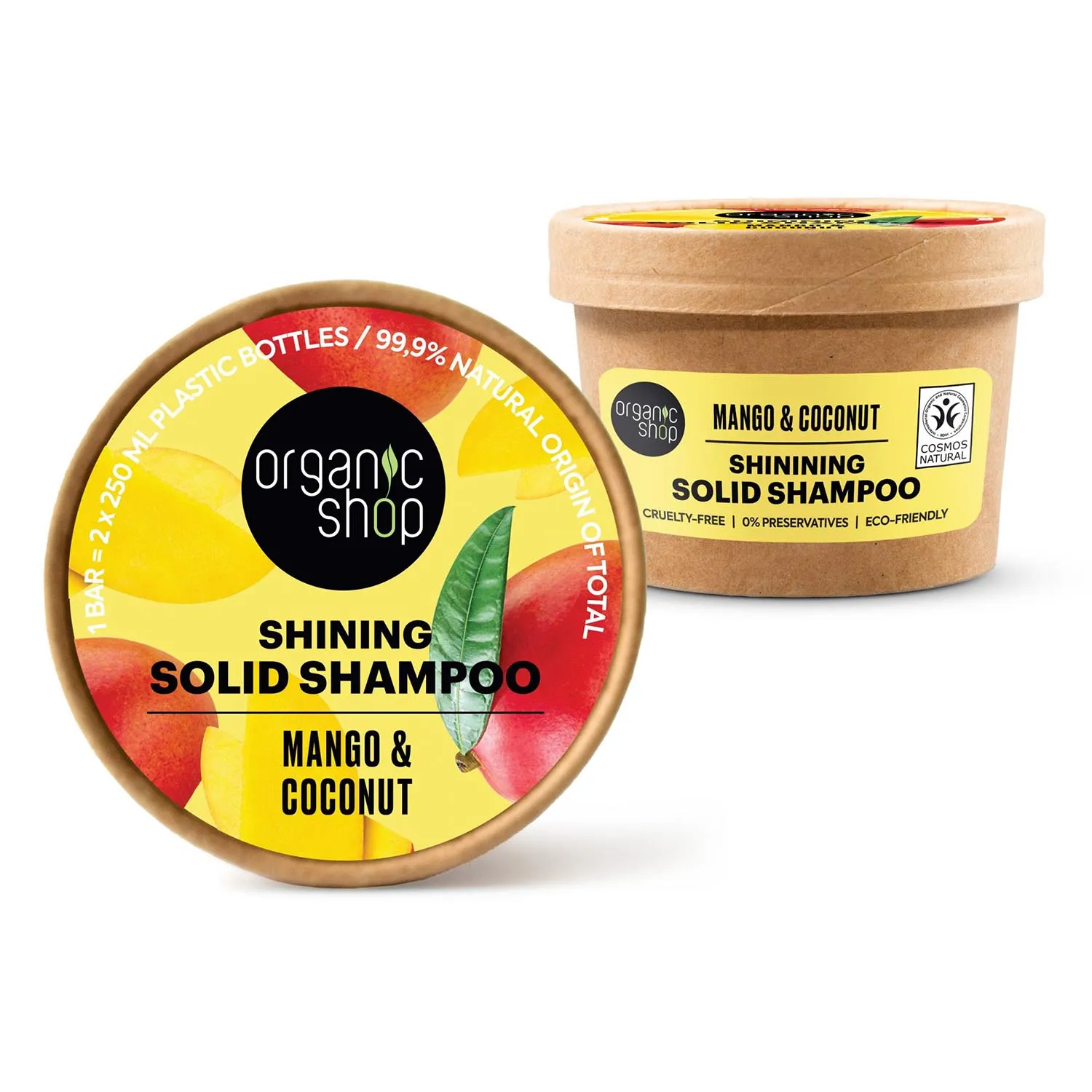 Organic Shop Mango Champu Solido Shining 60g Organic Shop Mango Champu Solido Shining 60g Organic Shop Mango Champu Solido Shining 60g