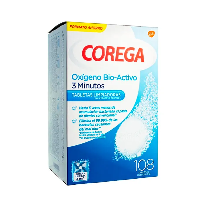 Corega Ossigeno bio-attivo 108U - Sbiancante Professionale