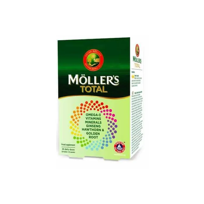 Möller's Total Multivitamins + Omega-3 - Integratore multivitaminico
