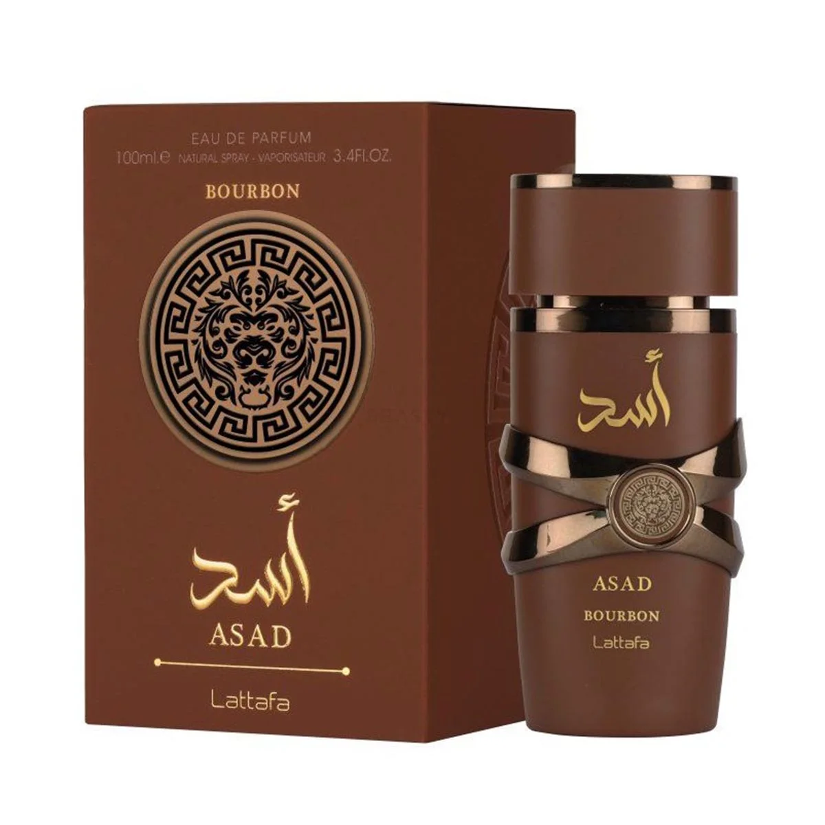 Lattafa Asad Bourbon Eau De Parfum 100ml Spray Lattafa Asad Bourbon Eau De Parfum 100ml Spray Lattafa Asad Bourbon Eau De Parfum 100ml Spray