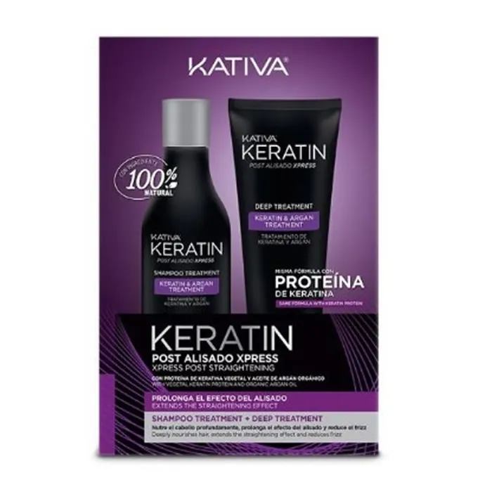 Kativa Keratin Post Smoothing Xpress Set 2 Parti - Kit Lisciatura