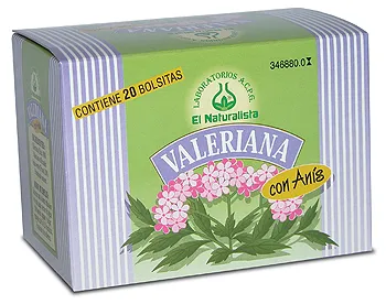El Natural Valeriana Con Anis 20 Bolsitas Infusion
