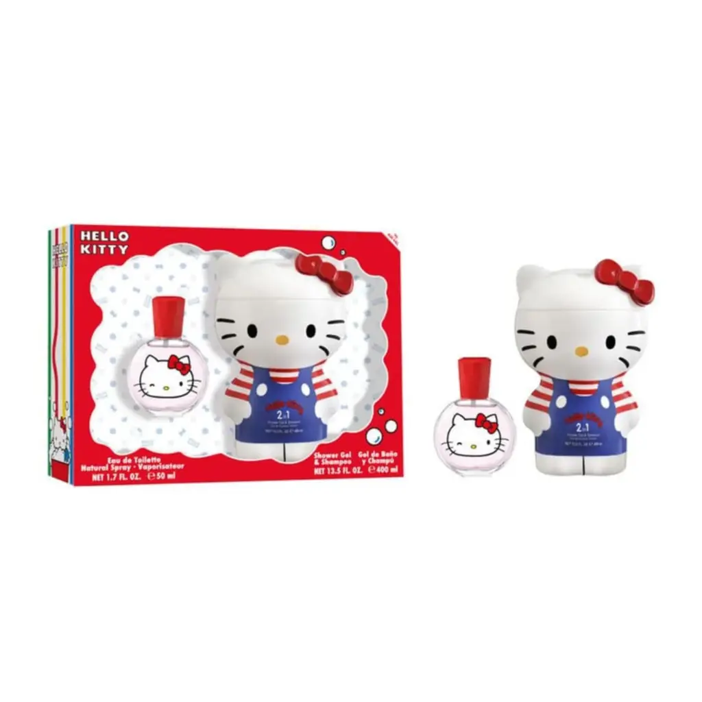 Hello Kitty Eau De Toilette Spray 50ml Set 2 Parti