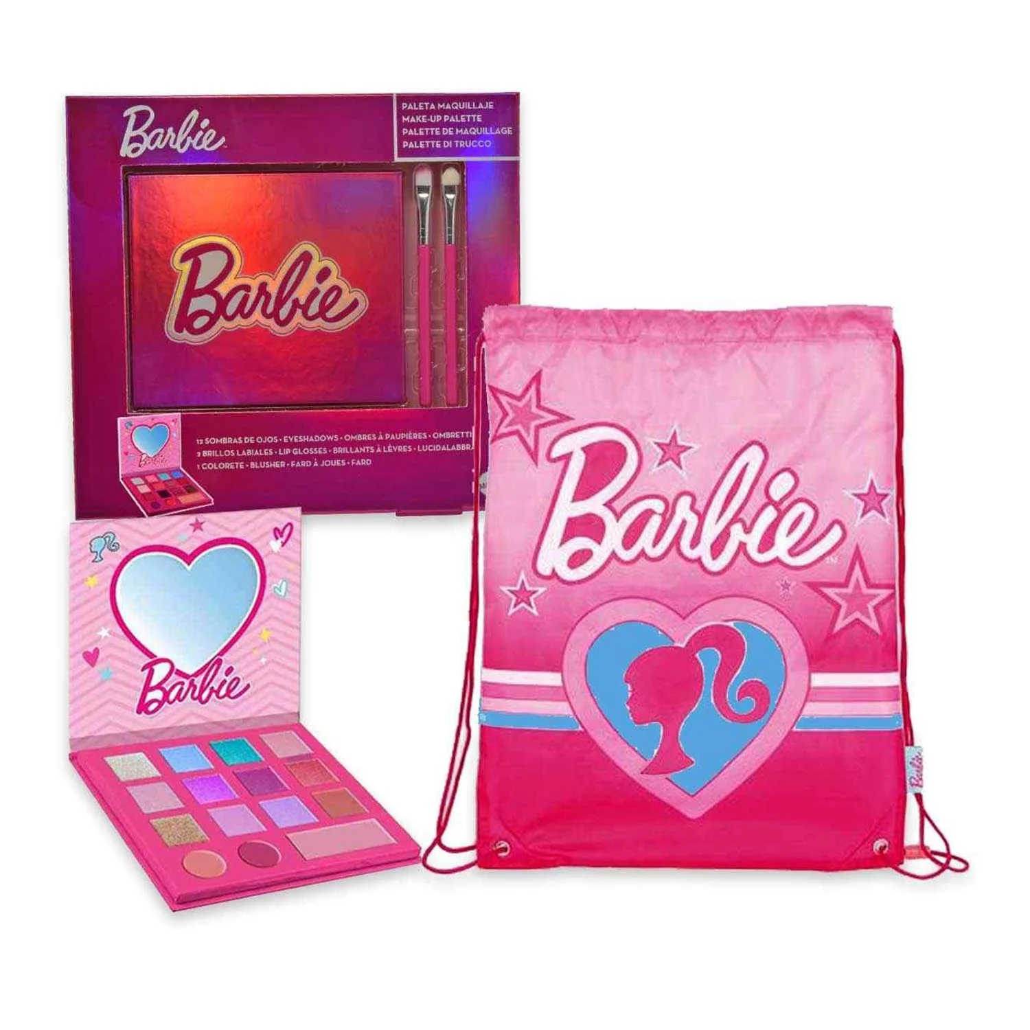 Cartoon Barbie Niños Set Sombra De Ojos y Brillo De Labios 1un Cartoon Barbie Niños Set Sombra De Ojos y Brillo De Labios 1un Cartoon Barbie Niños Set Sombra De Ojos y Brillo De Labios 1un
