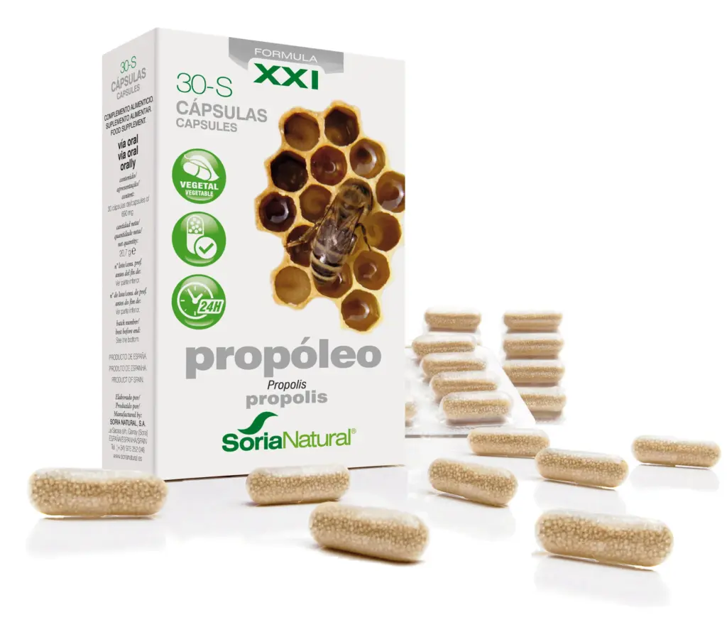Soria 30 S Propoleo Liberacion Prolongada Caps - Integratore