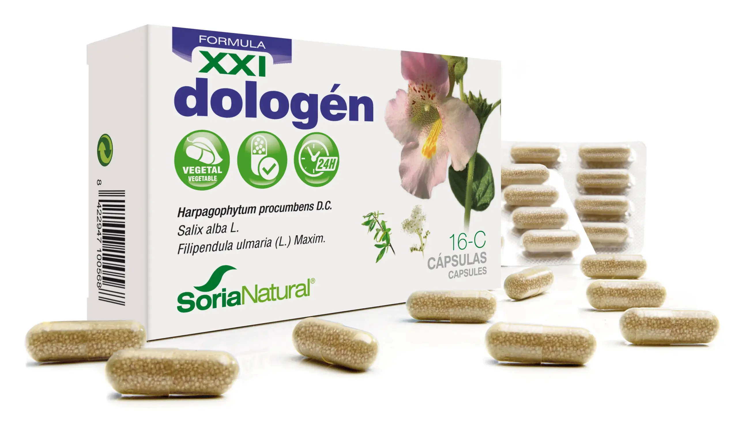 Soria 16-C Dologen 30 Caps Liberación Prolongada - Integratore Soria 16-C Dologen 30 Caps Liberacion Prolongada Soria 16-C Dologen 30 Caps Liberación Prolongada - Integratore