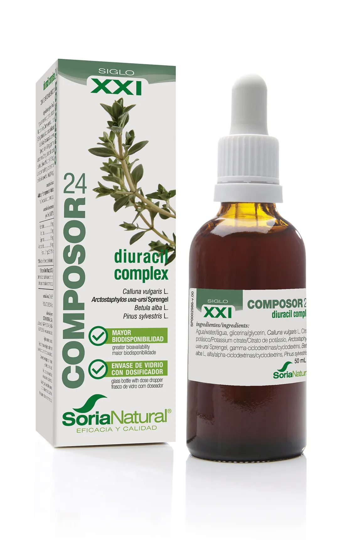 Soria Composor 24 Diuracin Complex Siglo Xxi 50ml Soria Composor 24 Diuracin Complex Siglo Xxi 50ml Soria Composor 24 Diuracin Complex Siglo Xxi 50ml