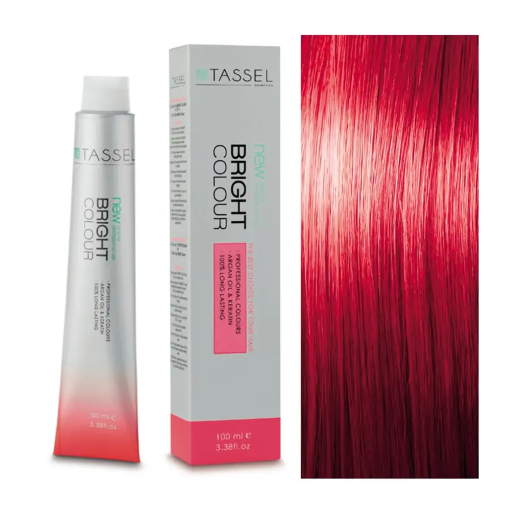 Eurostil Bright Colour Tinte N7,62 Rubio Medio Rojo Cereza 1un