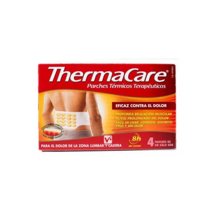 Thermacare Fasce Autoriscaldanti Schiena e Lumbari 4 Unità
