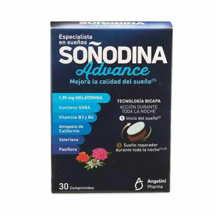 Soñodina Advanced Melatonin 1.95mg - Integratore per il Sonno