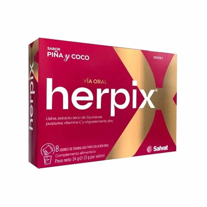 Herpix Salvat 8 Sobres - Trattamento Professionale per Capelli
