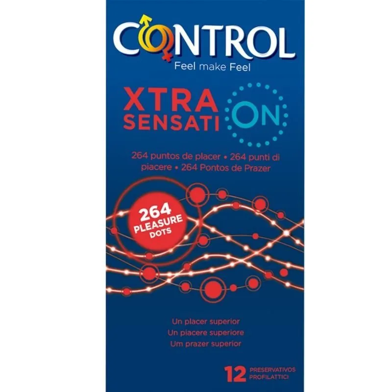 Preservativi Control Xtra Sensation 12 pezzi