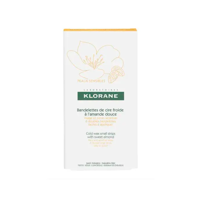 Klorane Hair Removal Cold Wax Strips Face