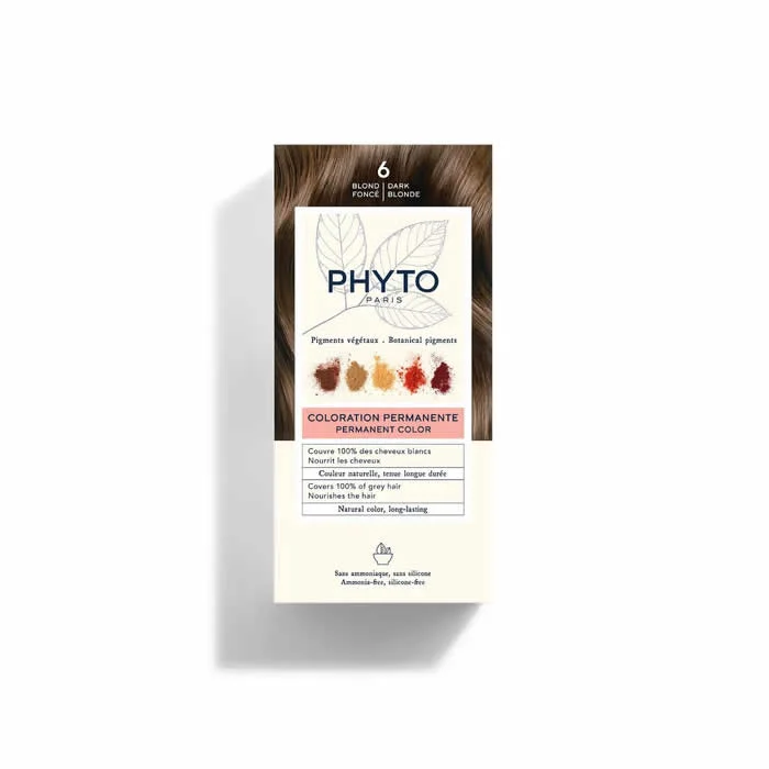 Phyto Hair Colour By Phytocolor 6 Dark Blonde 180g