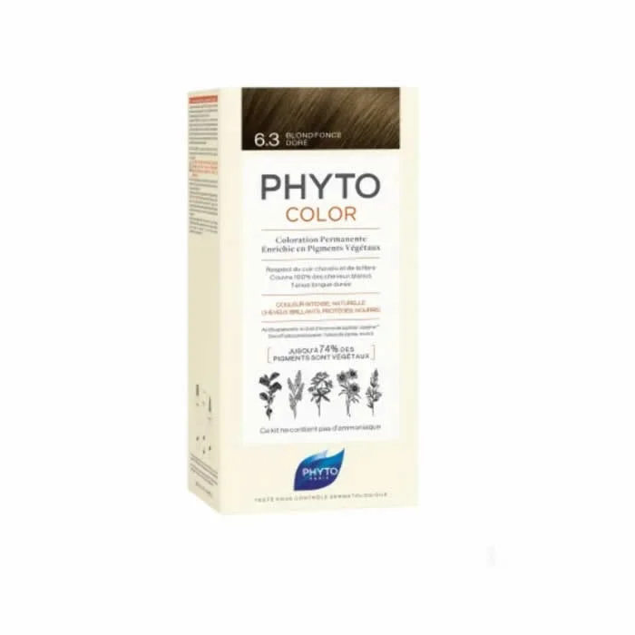 Phyto Hair Colour By Phytocolor 6.3 Dark Golden Blonde 180g