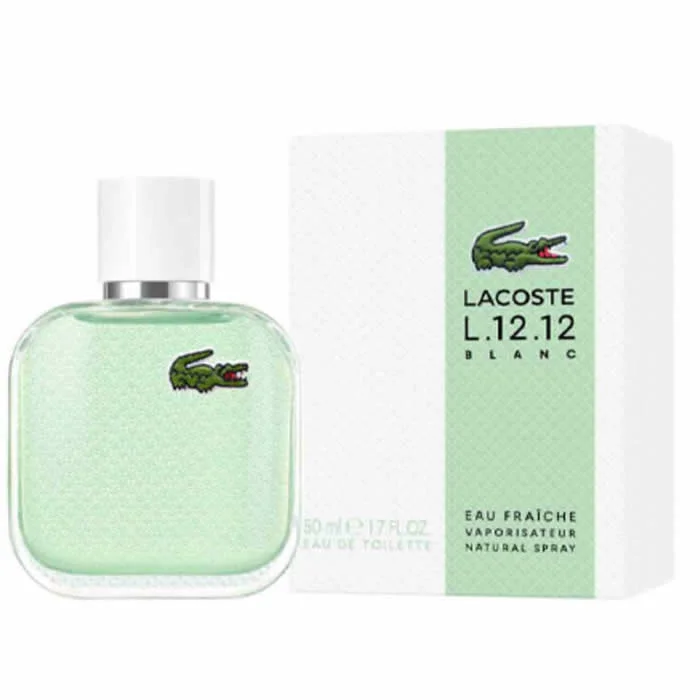 Lacoste L.12.12 Blanc Eau Fraiche Eau De Toilette Spray 50ml