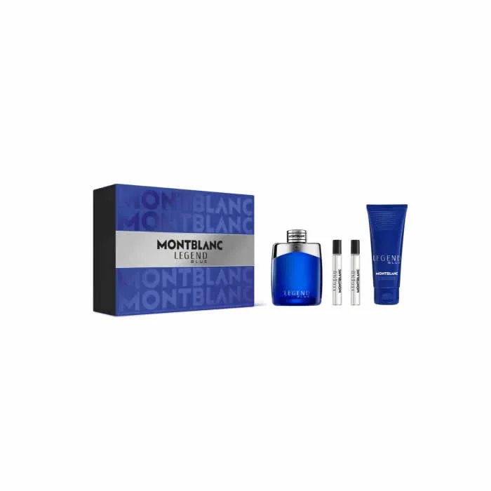 Montblanc Legend Blue Eau De Parfum Spray 100ml Set 4 Parti