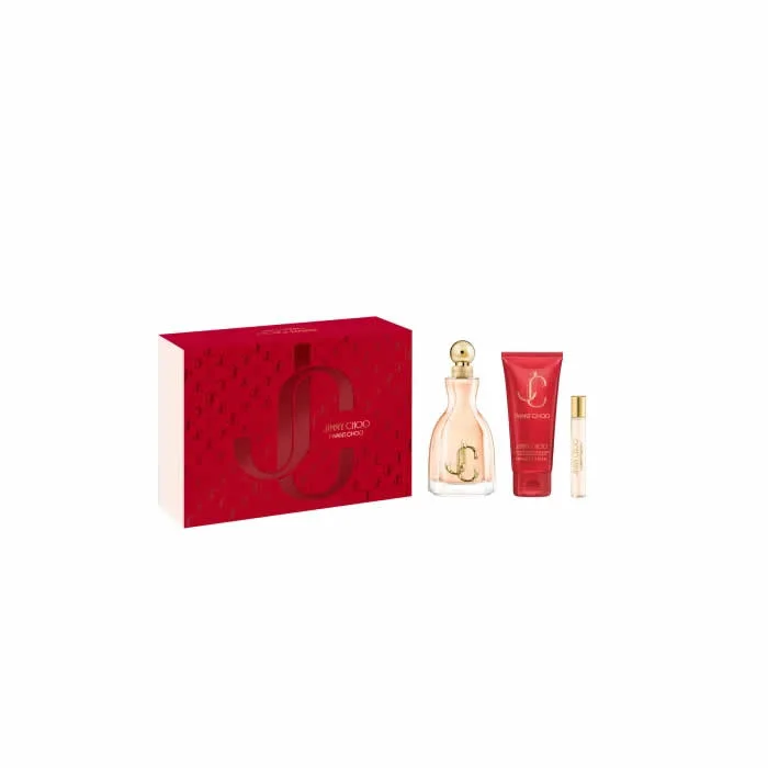 Jimmy Choo I Want Choo Eau De Parfum Spray 100ml Set 3 Parti