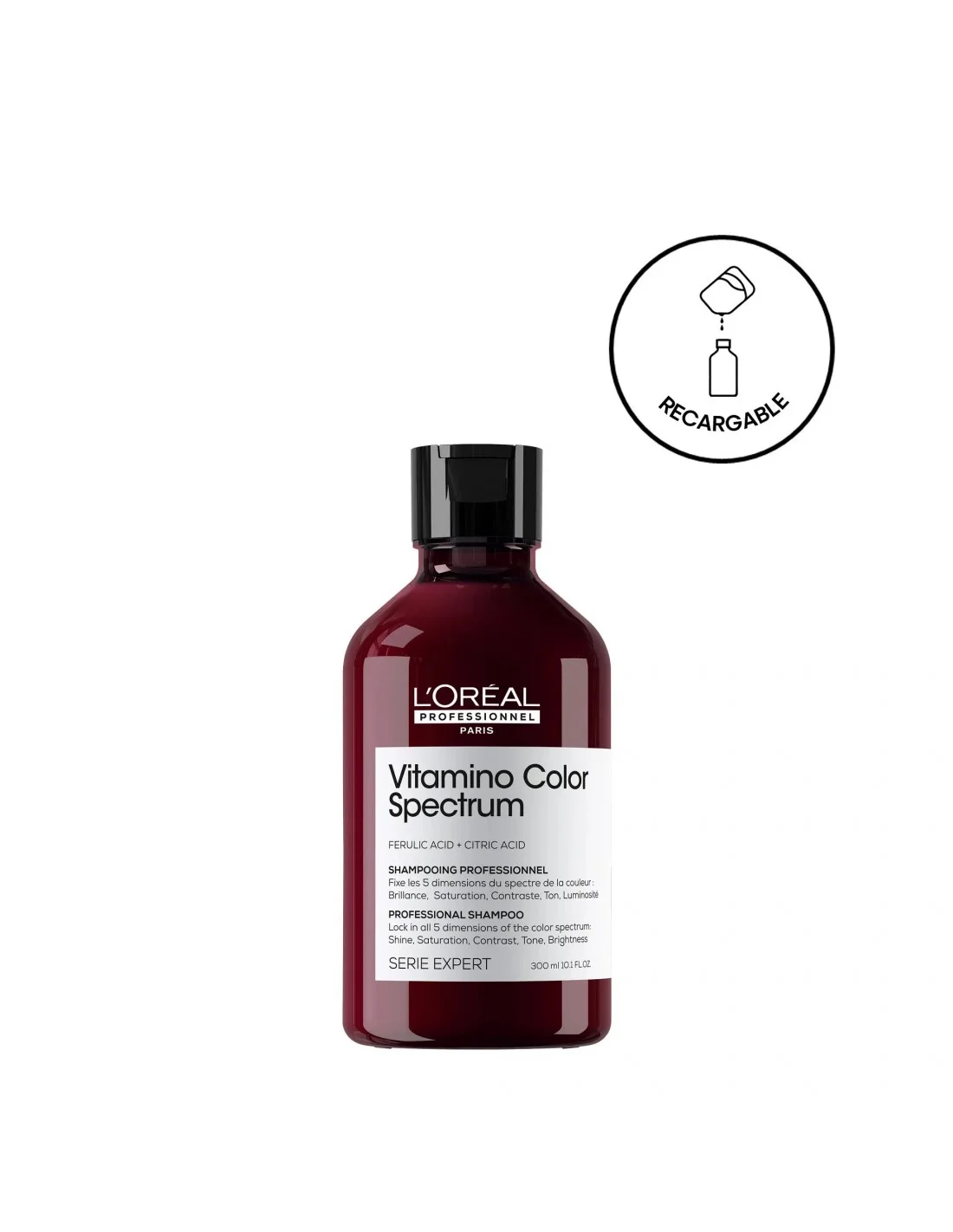 L'oreal Professionnel Vitamino Color Spectrum Champú Sin Sulfatos, Para Cabello Teñido, Fija El Color 300ml L'oreal Professionnel Vitamino Color Spectrum Champú Sin L'oreal Professionnel Vitamino Color Spectrum Champú Sin Sulfatos, Para Cabello Teñido, Fija El Color 300ml