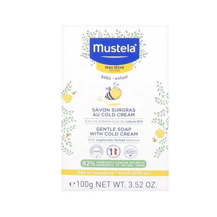 Mustela Gentle Bath Soap With Cold Cream 100g