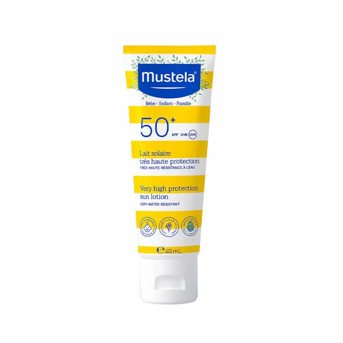 Mustela Baby Spf50+ Lotion Protettivo Pelle Delicata e Fragile 40ml