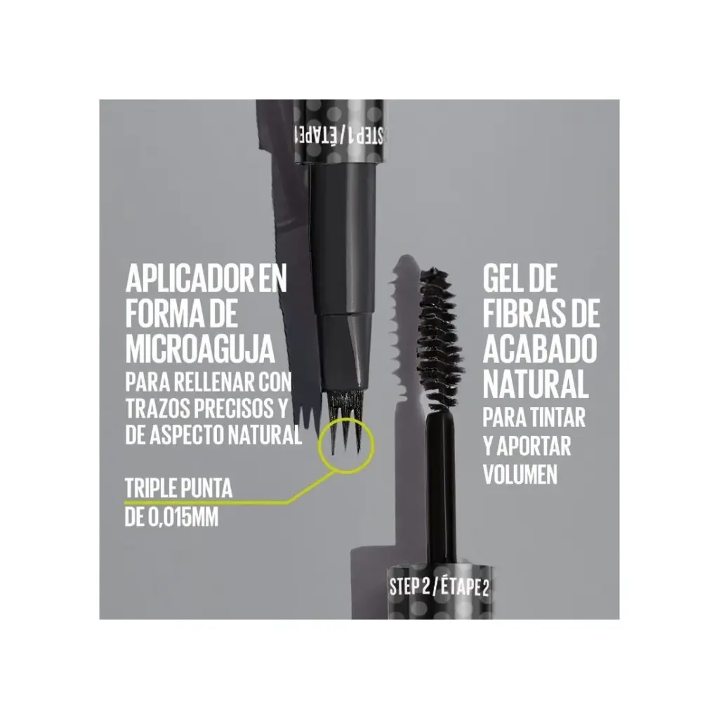 Maybelline Brow Insert Medium Brown 1 U
