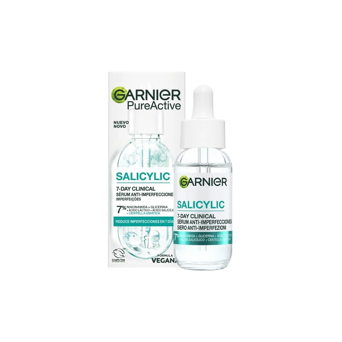 Garnier Pure Active Salicylic Sérum Anti-Imperfecciones 30ml Garnier Pure Active Salicylic Sérum Anti-Imperfecciones 30ml Garnier Pure Active Salicylic Sérum Anti-Imperfecciones 30ml