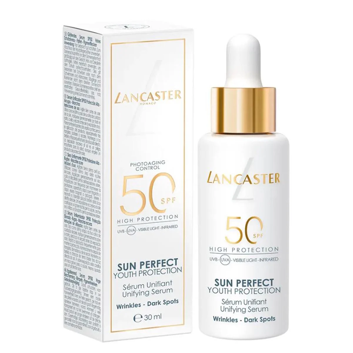 Lancaster Sun Perfect Youth Protection Unifying Serum Dark Spots Spf50 30ml Lancaster Sun Perfect Youth Protection Unifying Serum Dark Lancaster Sun Perfect Youth Protection Unifying Serum Dark Spots Spf50 30ml