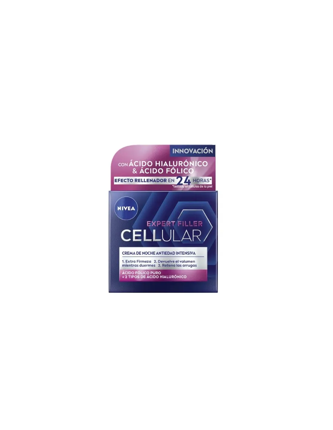 Nivea Cellular Filler Hialurónico y Fólico Crema Noche 50ml Nivea Cellular Filler Hialurónico y Fólico Crema Noche 50ml Nivea Cellular Filler Hialurónico y Fólico Crema Noche 50ml