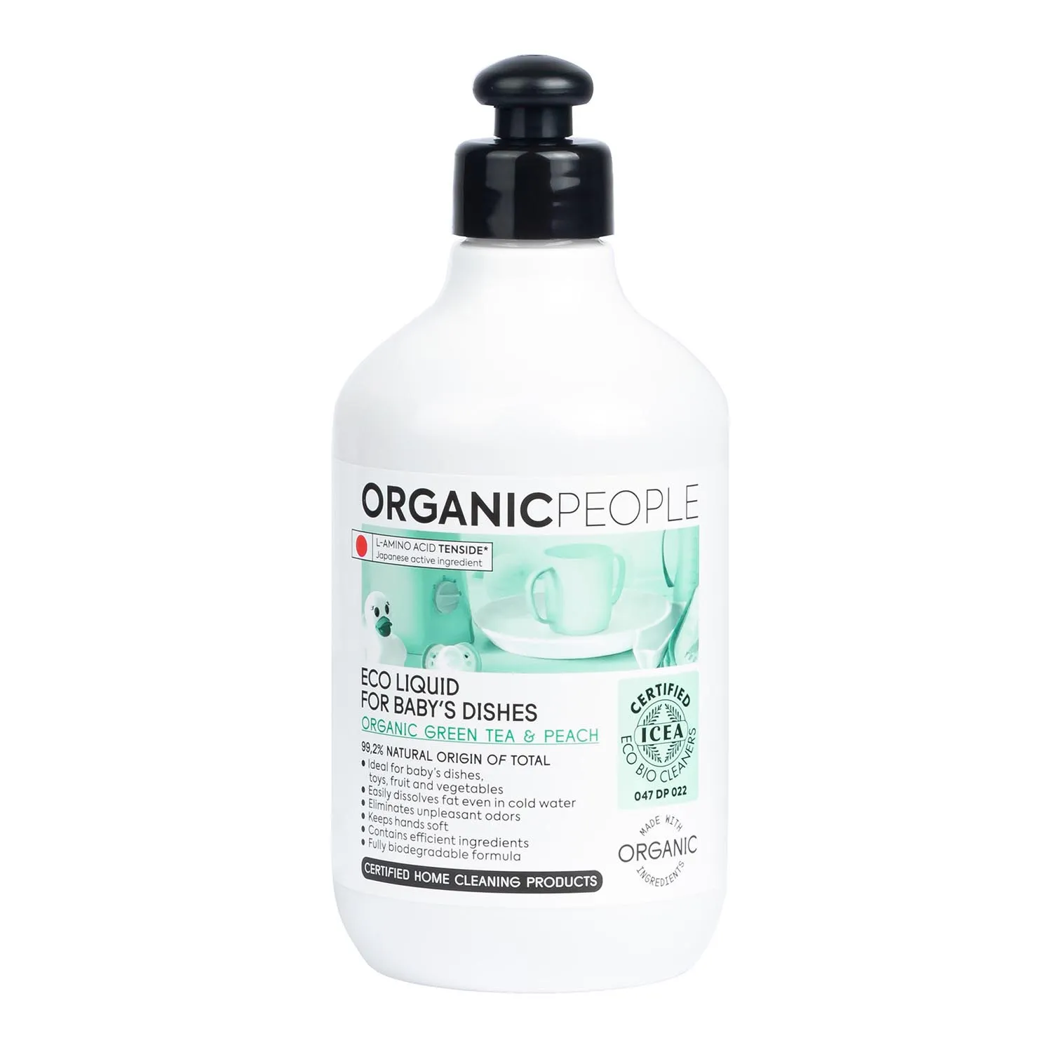 Organic People Organic Green Tea y Peach Eco Liquid For Baby's Dishes 200ml Organic People Organic Green Tea y Peach Eco Liquid For Organic People Organic Green Tea y Peach Eco Liquid For Baby's Dishes 200ml