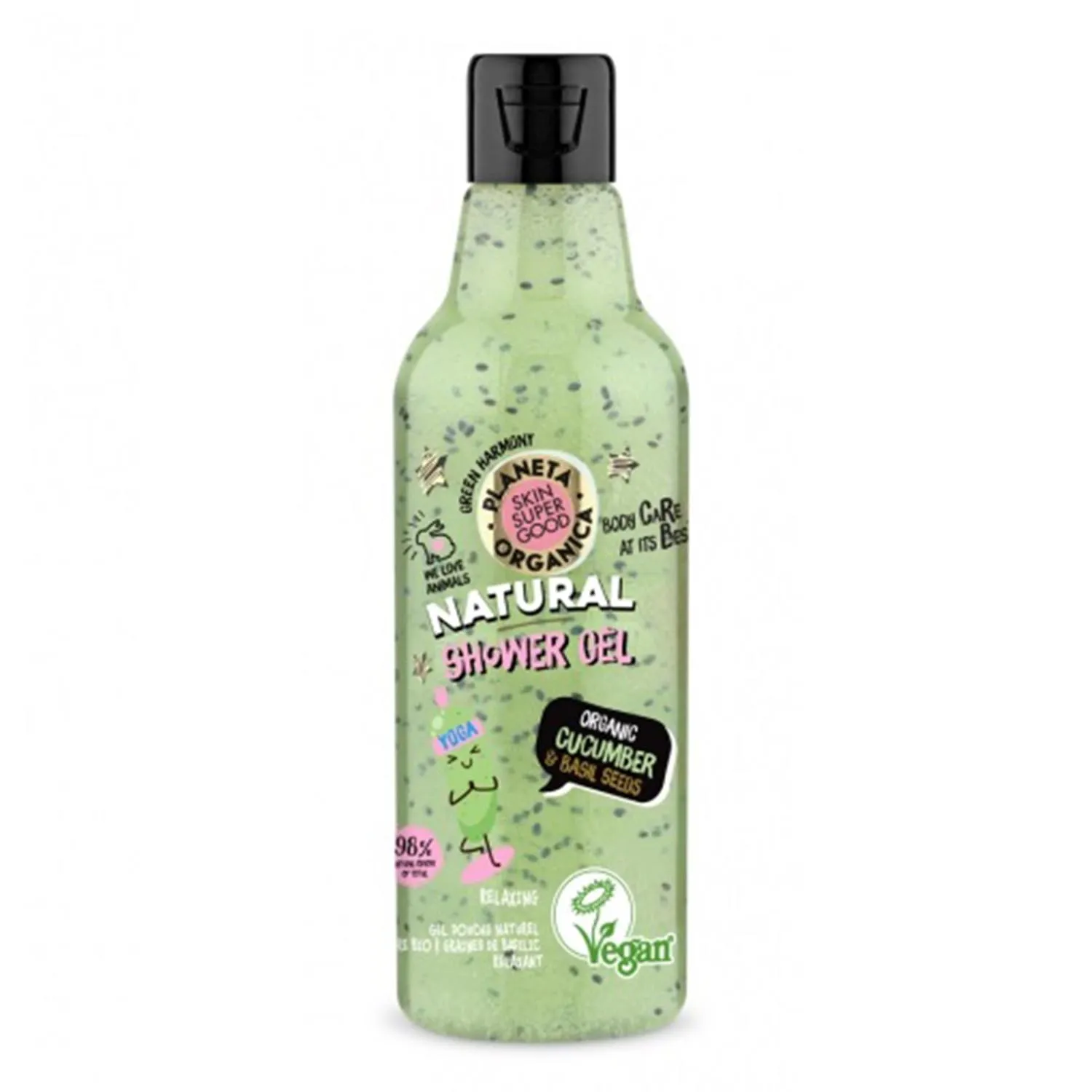 Natura Siberica Skin Super Good Natural Gel De Baño De Pepino Orgánico y Semillas De Albahaca 250ml Natura Siberica Skin Super Good Natural Gel De Baño De Natura Siberica Skin Super Good Natural Gel De Baño De Pepino Orgánico y Semillas De Albahaca 250ml