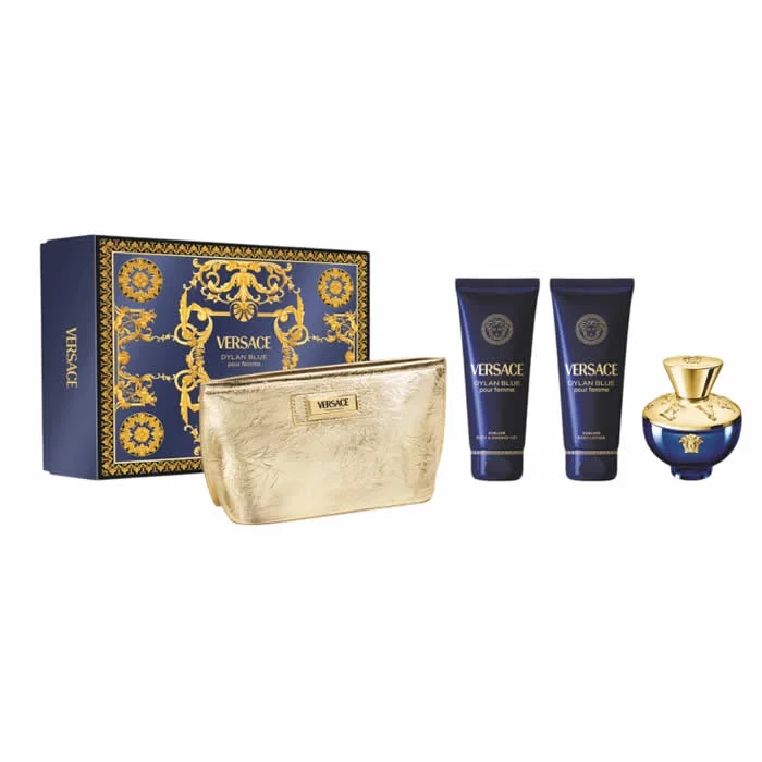 Versace Dylan Blue Pour Femme Eau De Parfum Spray 100ml Set 4 Parti