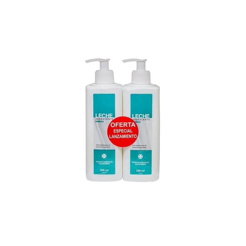 Inibsa Duplo Leche Hidratante Dermatológica 2x 500ml