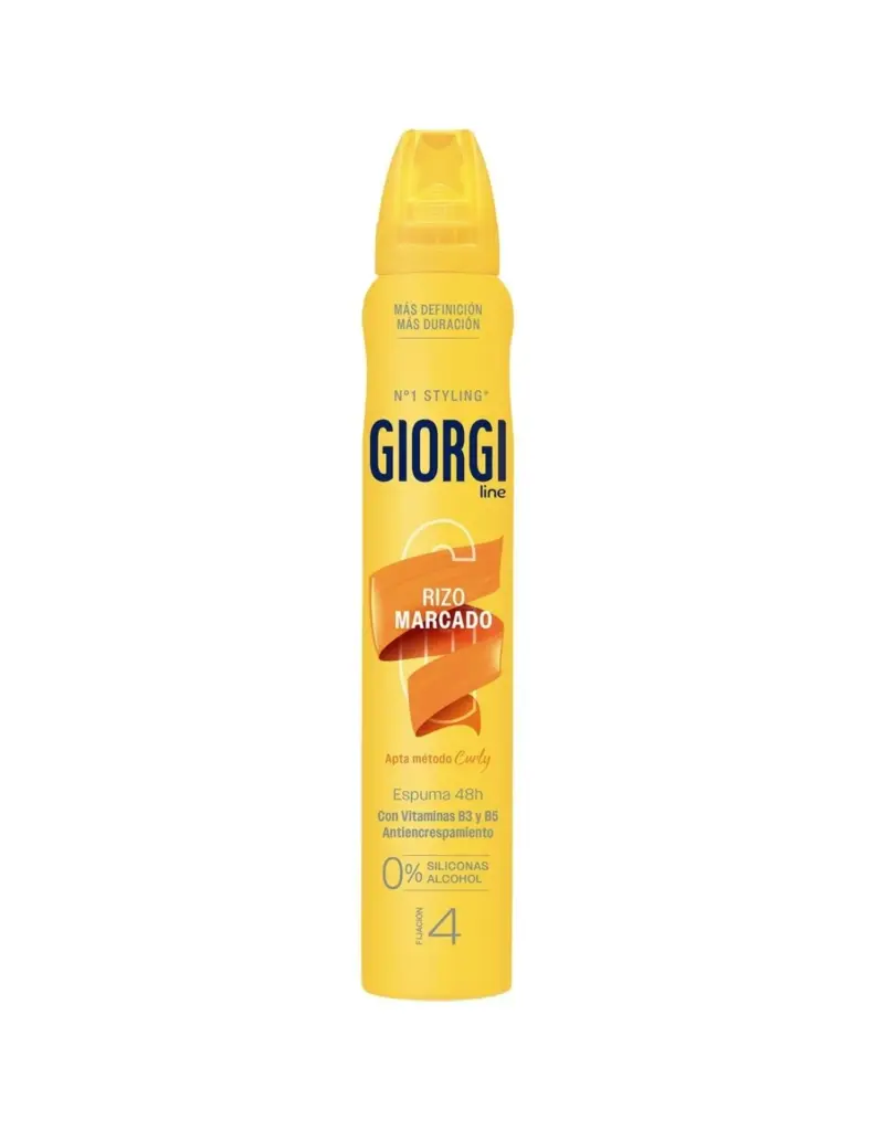 Giorgi Line Rizos Marcados Espuma Fijadora Método Curly N4 250ml