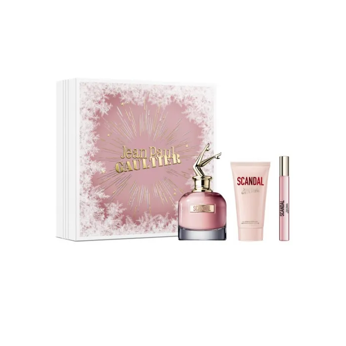 Jean Paul Gaultier Scandal Eau De Parfum Spray 80ml Set 3 Parti Christmas 2023
