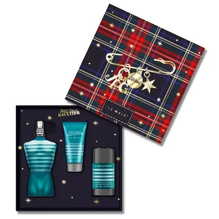 Jean Paul Gaultier Le Male Eau De Toilette Spray 125ml Set 3 Parti
