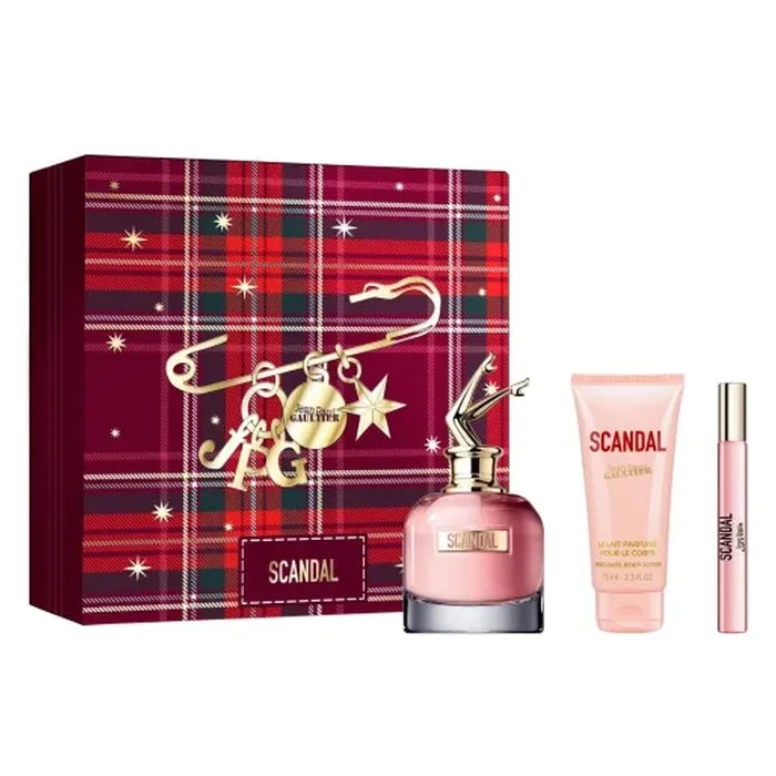 Jean Paul Gaultier Scandal Eau De Parfum Spray 80ml Set 3 Parti